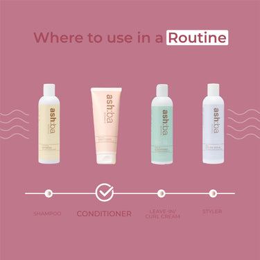 Ashba Botanics Nourishing Conditioner For Curly&Frizzy Hair|Deep Conditioning&Hydration For Wavy&Dry Hair|With Shea Butter,Argan&Green Tea|Natural-Silicone&Paraben Free-50 Ml,(1 count)